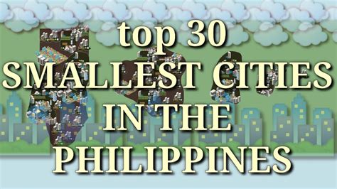 smallest cities in the philippines|Top 30 SMALLEST CITIES IN THE PHILIPPINES .